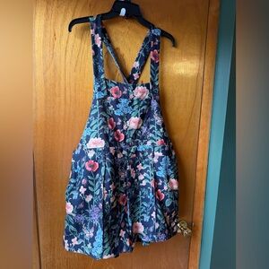 CIDER black floral romper